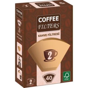 Coffee Filters Caffeo No2 40 Adet Kahve Filtre Kağıdı