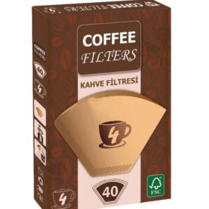 Coffee Filters Caffeo No4 40 Adet Kahve Filtre Kağıdı